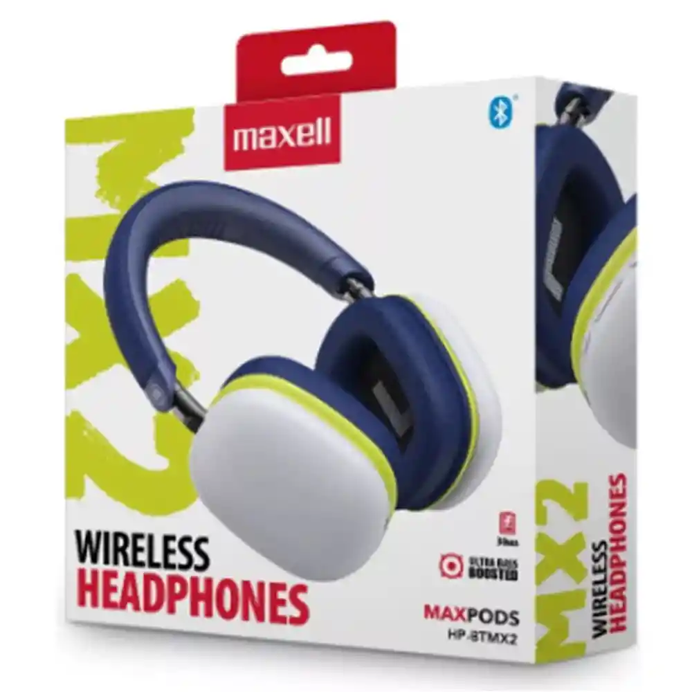 Diadema Maxell Hp-btmx2 Bluetooth Inalámbricos