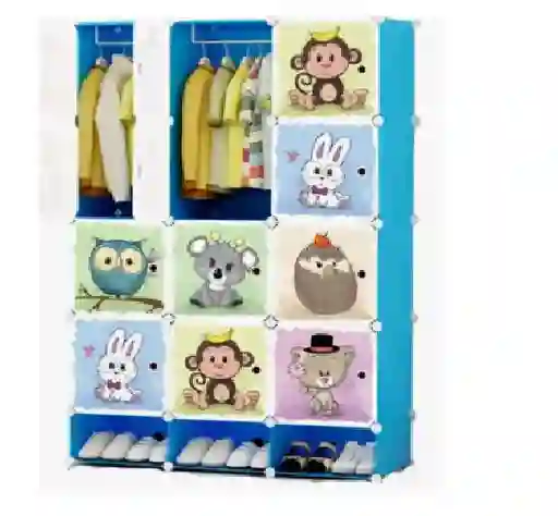 Armario Para Niños (12) Cubos Con Zapateros