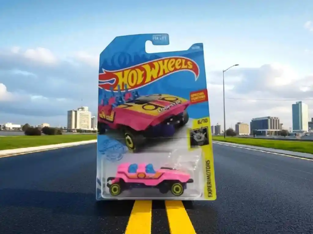 Hot Wheels Loopster Experimotors 6/10 - Grx77 - Tarjeta Corta - Rosa - Mattel 2021