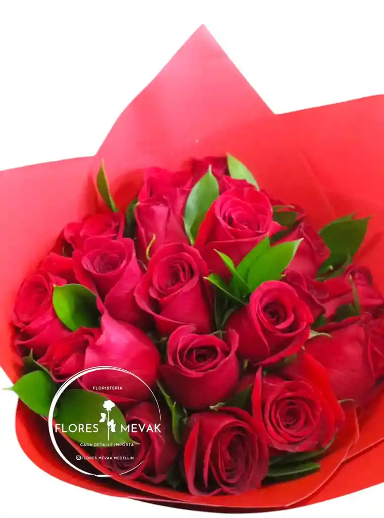 Flores Rosas Rojas X24