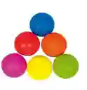 20 Unds Pelota Maciza Mediana 6,3 Cm