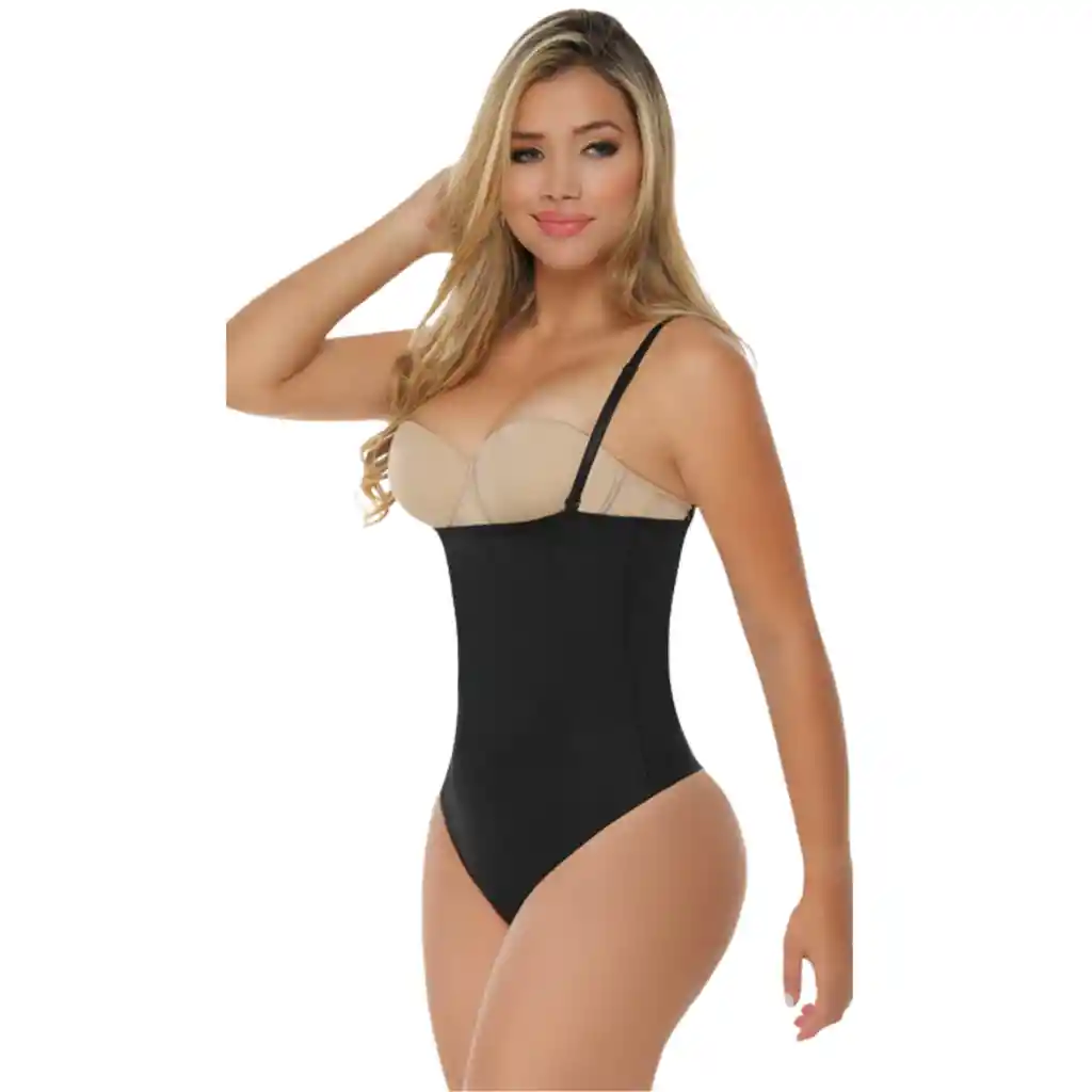 6054-body Strapless Moldeador Termoreductor Color: Negro Talla:3xl