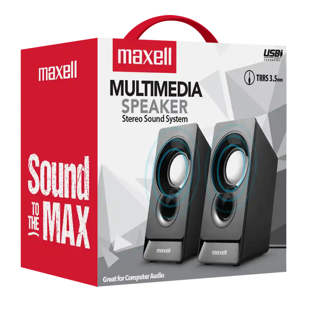 Bocina Maxell Multimedia 3.5mm / Usb - Usb-c