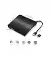 Lector Quemador Cd / Dvd Externo 3.0 Usb A Y Tipo C Alta Vel