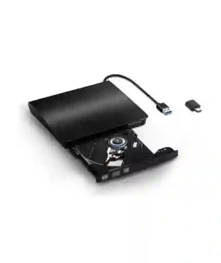 Lector Quemador Cd / Dvd Externo 3.0 Usb A Y Tipo C Alta Vel