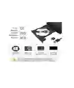 Lector Quemador Cd / Dvd Externo 3.0 Usb A Y Tipo C Alta Vel