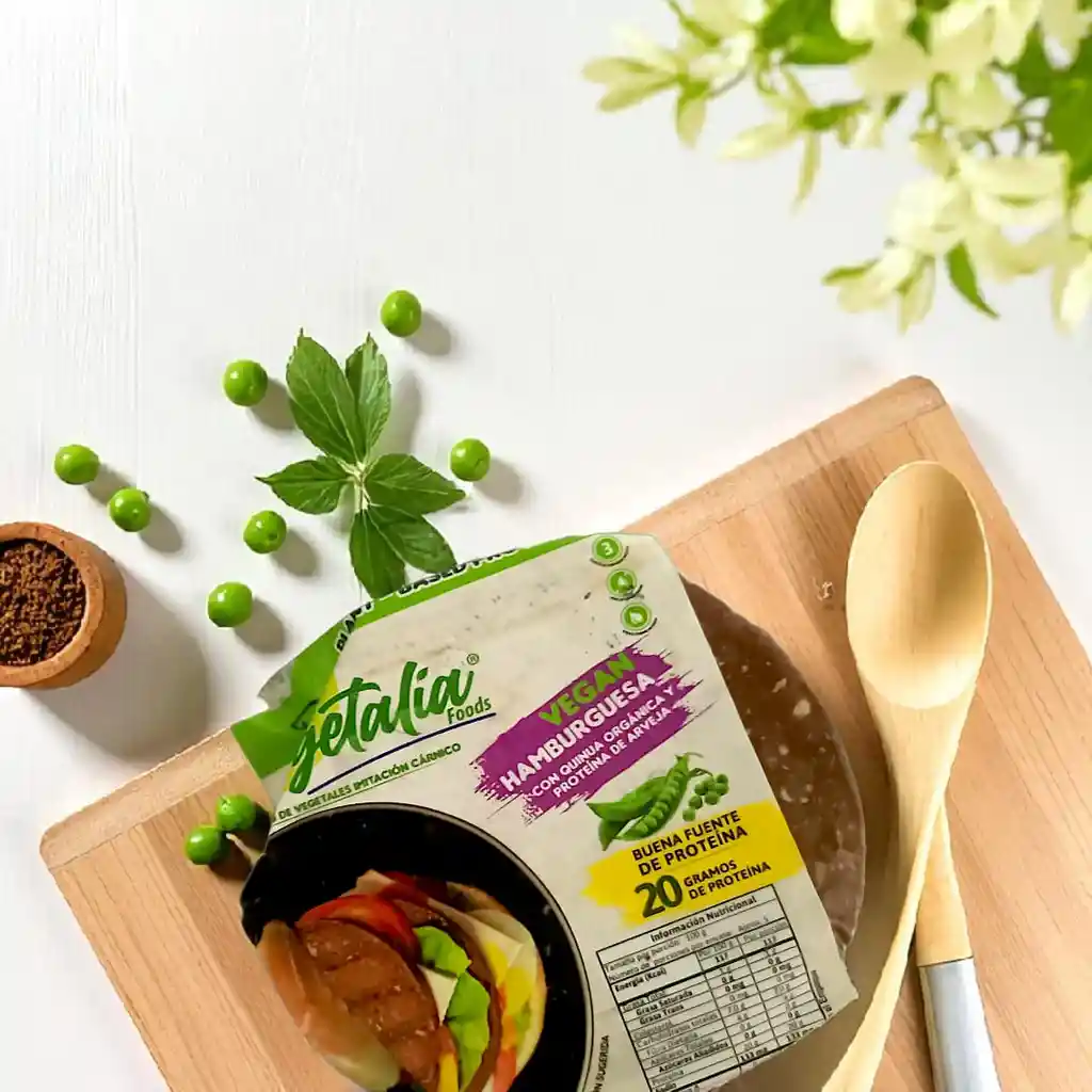 Carne De Hamburguesa - 5 Unidades - Producto Vegano