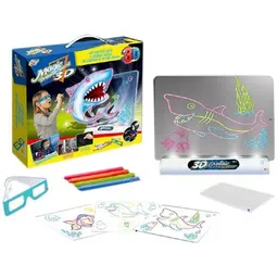 Tablero Mágico 3d Pizarra Tablero Marcadores