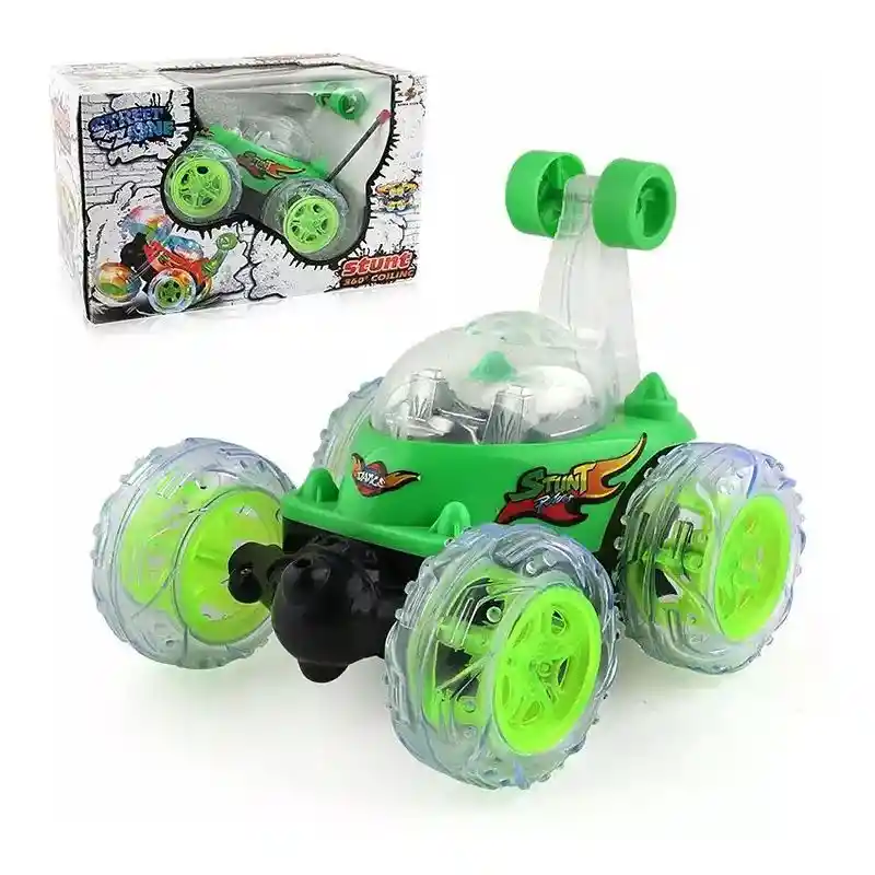 Carro Loco 360 Proyector Sonido Luces Con Control
