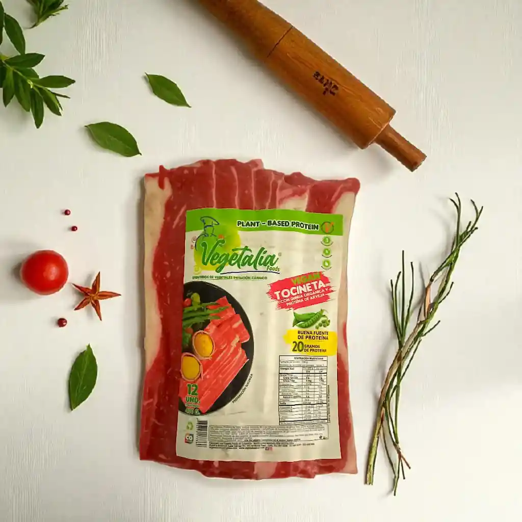 Tocineta - 12 Unidades - Producto Vegano