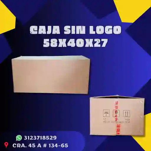 Caja Sin Logo - 58x40x27