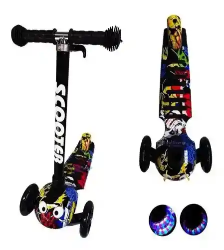 Patineta Scooter Diseño Gusano