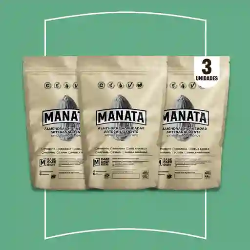 Manata Almendras (x3 Unds) Sabor Limón