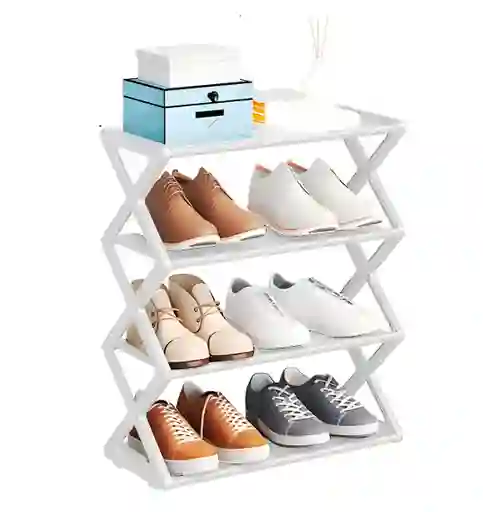 Organizadores De Zapatos Premium Moderno 4 Estantes 8 Pares