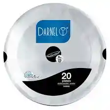 Plato Icopor Espumado Blanco Darnel 23 Cm X 20