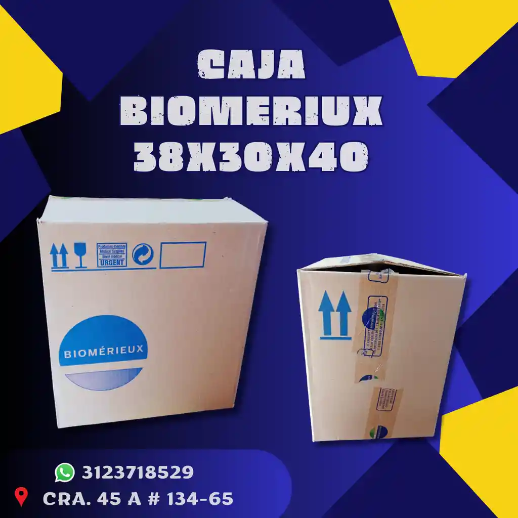 Caja Biomeriux - 38x 30x40