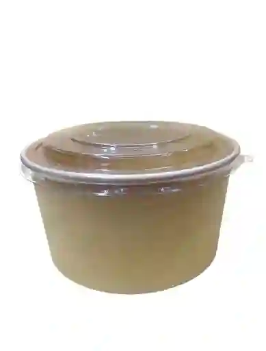 Bowl Bambú 1000 Cc Con Tapa X 10 Unds, Contenedor Para Alimentos