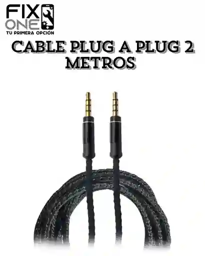 Cable Plug A Plug 2 Metros ( Cable De Audio)
