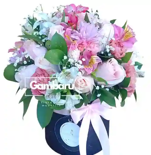 Flores Pastel En Burbuja