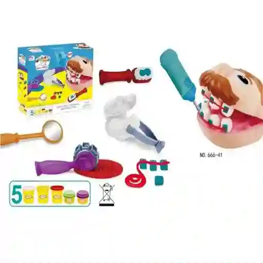 Doctor Muelitas Dentista Bromista Plastilina Niños Juguete