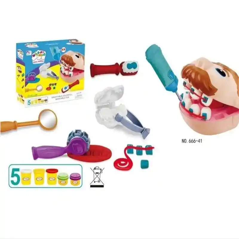 Doctor Muelitas Dentista Bromista Plastilina Niños Juguete
