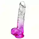 Consolador Realista (dildo) Transparente 20 Cm