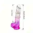 Consolador Realista (dildo) Transparente 20 Cm