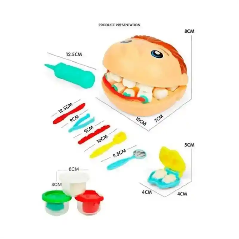 Doctor Muelitas Dentista Bromista Plastilina Niños Juguete
