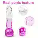 Consolador Realista (dildo) Transparente 20 Cm