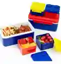 Porta Comidas Lego Diseño Creativo Para Niños