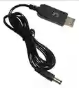 Cable Usb Power 5v 9v 12v -1 Amper Boost Cable Negro