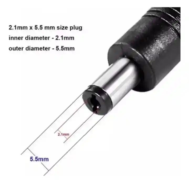 Cable Usb Power 5v 9v 12v -1 Amper Boost Cable Negro