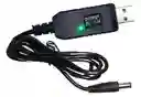 Cable Usb Power 5v 9v 12v -1 Amper Boost Cable Negro