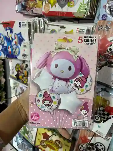 Kit Decorativo De Globos De My Melody X 5 Unid