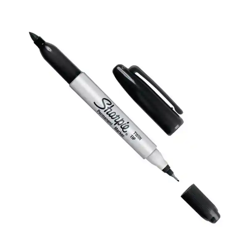 Sharpie Marcador Doble Punta Negro