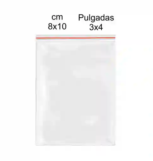 Ziploc Bolsas 8 X 10 Cm X 10 Und