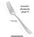 Tenedor Plateado Plástico Desechable, Tenedor De Lujo, Tenedor Elegante