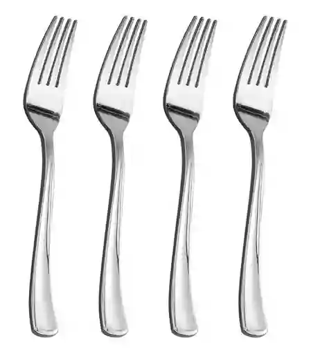 Tenedor Plateado Plástico Desechable, Tenedor De Lujo, Tenedor Elegante
