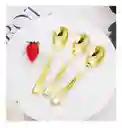 Cucharas Doradas Plásticas, Cucharas De Lujo, Cubierto Elegante
