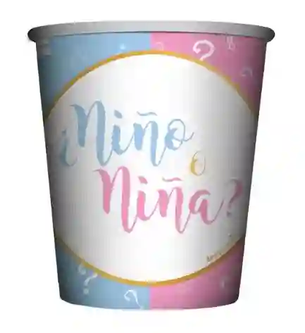 Vaso Desechable En Carton Revelacion De Genero