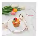 Cucharita Oro Rosa Dulcera 13 Cms , Para Postres, Cubierto De Lujo, Cubierto Elegante