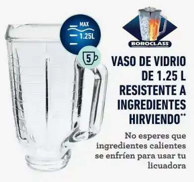 Licuadora Oster Classic Con Control De Perilla 3 Velocidades 1.25l Cromada Blst4655