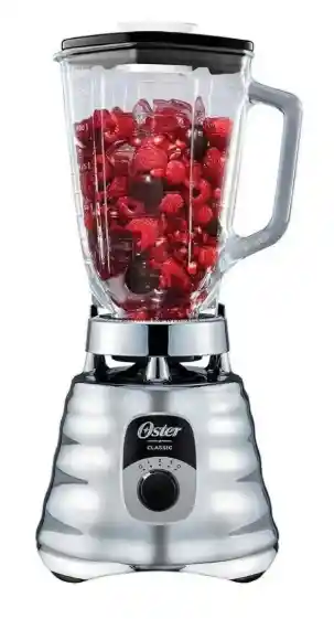 Licuadora Oster Classic Con Control De Perilla 3 Velocidades 1.25l Cromada Blst4655