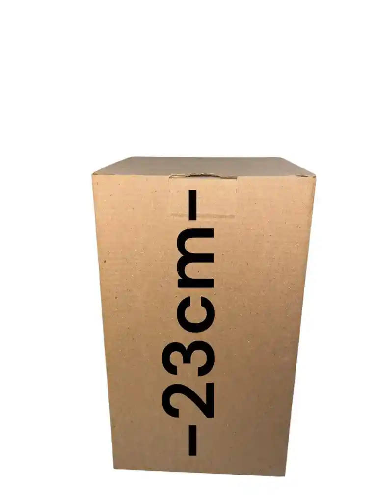 Caja De Carton Microcorrugado 13x13x23cm Plegable