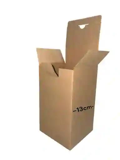 Caja De Carton Microcorrugado 13x13x23cm Plegable