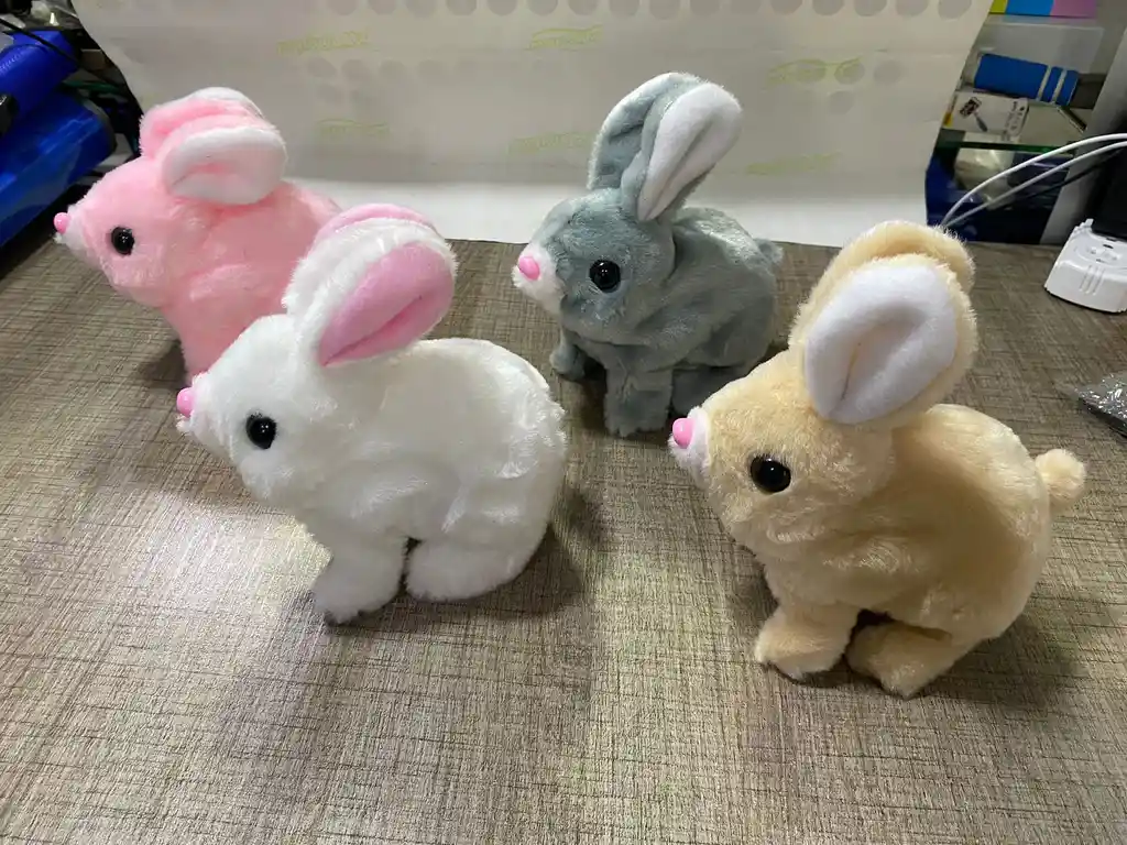 Juguete De Conejito De Peluche Hoppearl, Conejo Saltarín