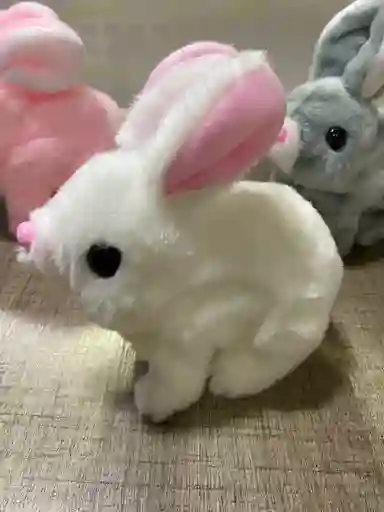 Juguete De Conejito De Peluche Hoppearl, Conejo Saltarín