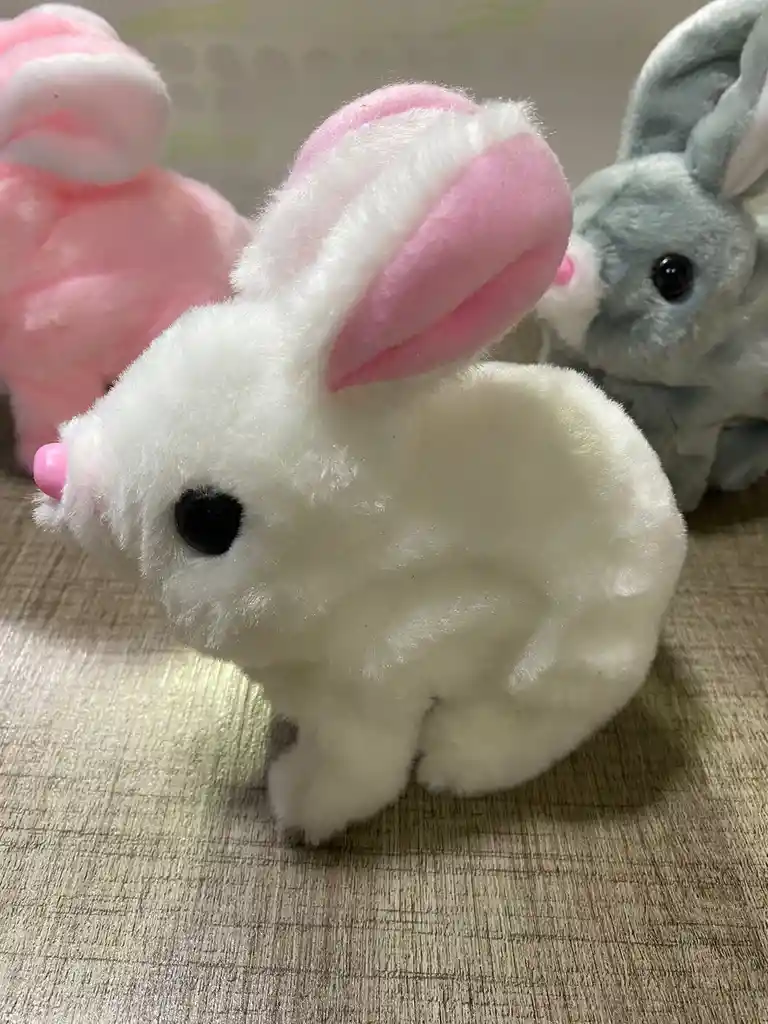 Juguete De Conejito De Peluche Hoppearl, Conejo Saltarín