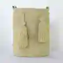 Mochila Wayuu Beige Grande – Artesanía Colombiana
