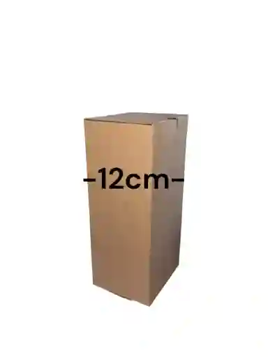 Caja De Carton Microcorrugado 12x12x35cm Plegable